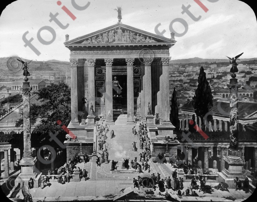 Tempel der Iuno Moneta | Temple of Juno Moneta (simon-107-032-sw.jpg)